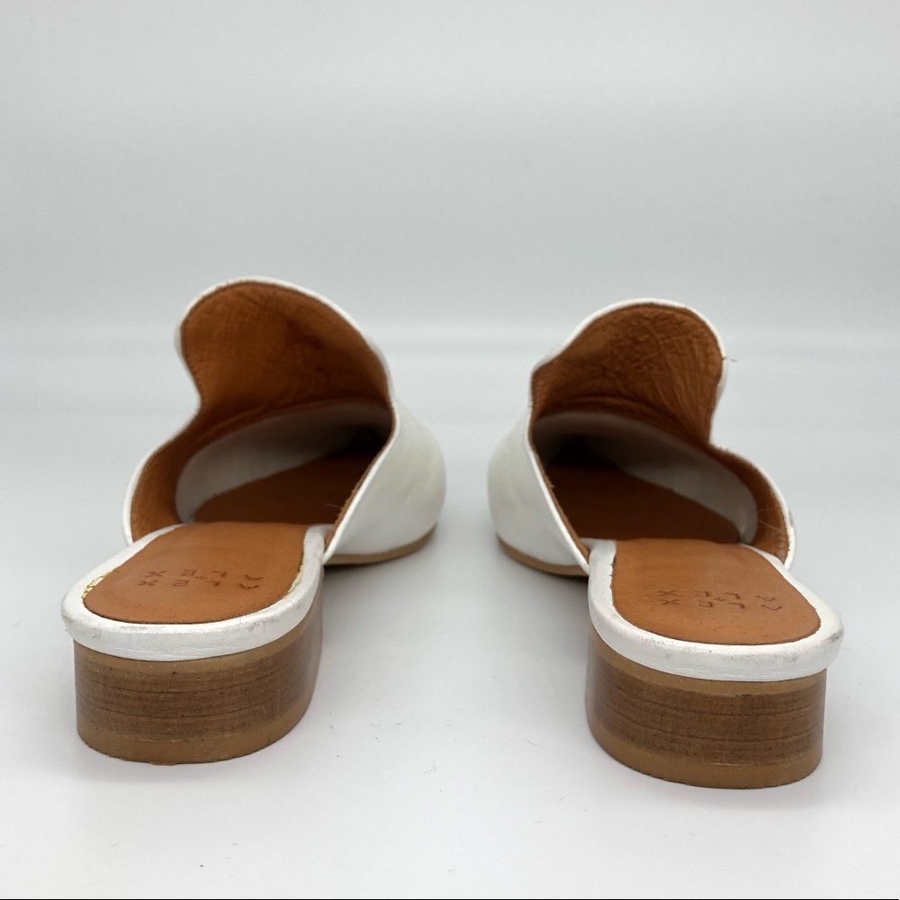 Alex + Alex Pointed Mules In White - image 3